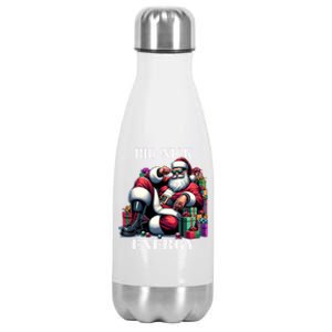 Fun Big Nick Energy Funny Santa Claus Christmas Xmas Cool Gift Stainless Steel Insulated Water Bottle