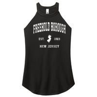 Freehold Borough New Jersey Nj Vintage Athletic Women’s Perfect Tri Rocker Tank