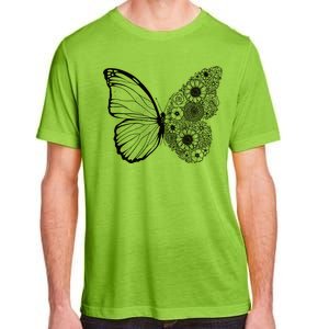 Floral Butterfly Nature Adult ChromaSoft Performance T-Shirt