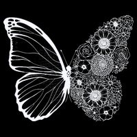 Floral Butterfly Nature Bag