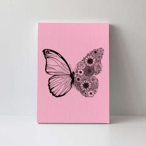 Floral Butterfly Nature Canvas