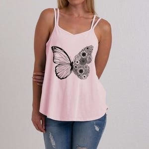 Floral Butterfly Nature Women's Strappy Tank