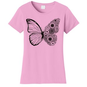 Floral Butterfly Nature Women's T-Shirt