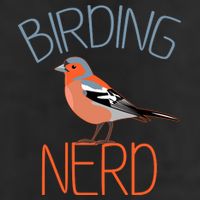 Funny Birding Nerd Bird Watching Fan Garment-Dyed Heavyweight T-Shirt