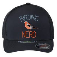 Funny Birding Nerd Bird Watching Fan Flexfit Unipanel Trucker Cap