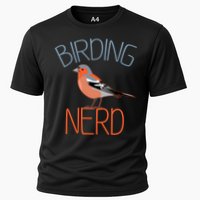 Funny Birding Nerd Bird Watching Fan Performance Shirt