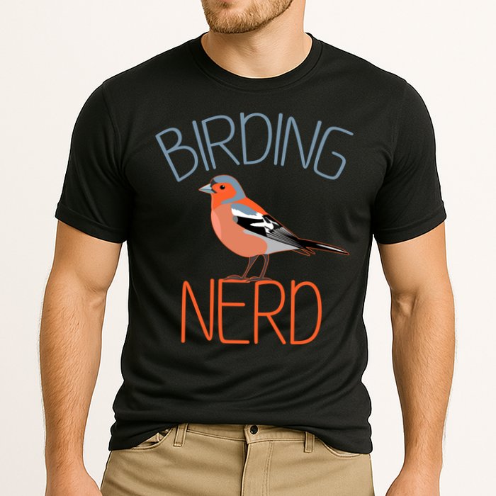 Funny Birding Nerd Bird Watching Fan Performance Shirt