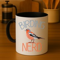 Funny Birding Nerd Bird Watching Fan Mug
