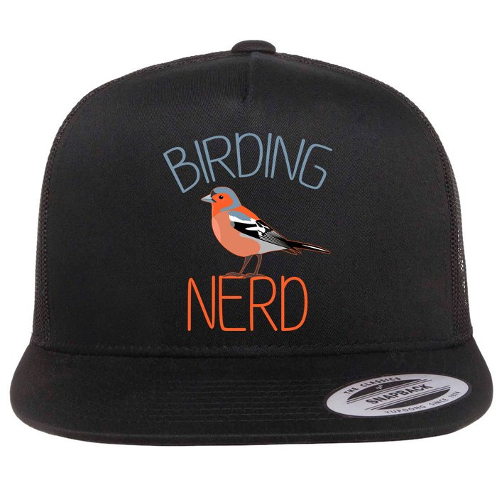 Funny Birding Nerd Bird Watching Fan Flatbill Hat