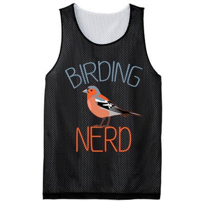 Funny Birding Nerd Bird Watching Fan Mesh Reversible Basketball Jersey Tank