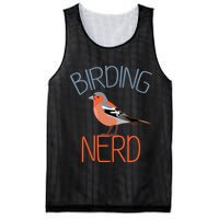 Funny Birding Nerd Bird Watching Fan Mesh Reversible Basketball Jersey Tank