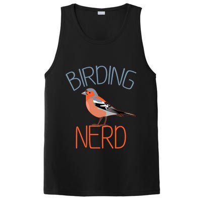 Funny Birding Nerd Bird Watching Fan PosiCharge Competitor Tank