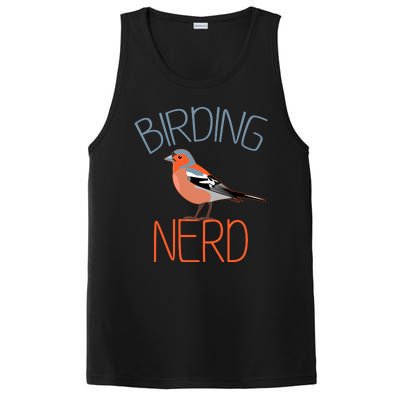 Funny Birding Nerd Bird Watching Fan PosiCharge Competitor Tank