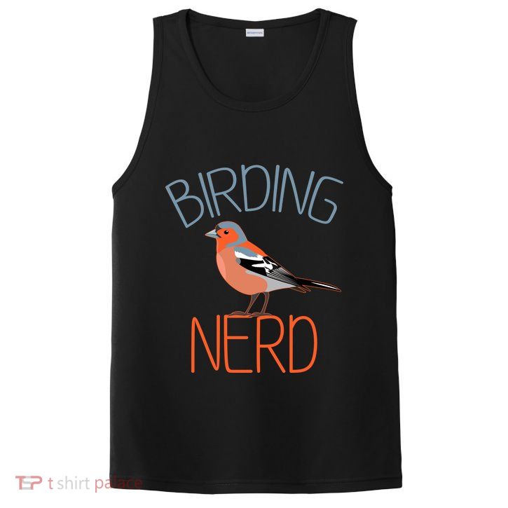 Funny Birding Nerd Bird Watching Fan PosiCharge Competitor Tank