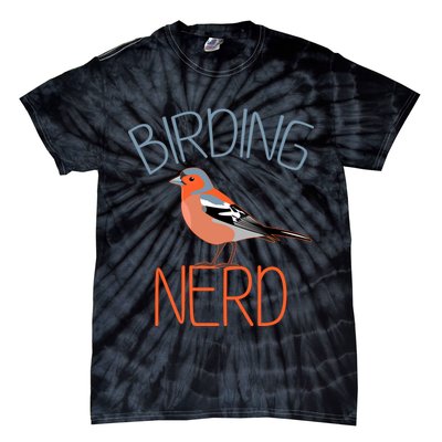 Funny Birding Nerd Bird Watching Fan Tie-Dye T-Shirt
