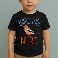 Funny Birding Nerd Bird Watching Fan Toddler T-Shirt