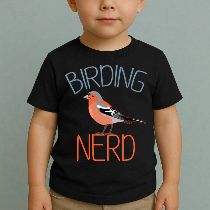 Funny Birding Nerd Bird Watching Fan Toddler T-Shirt
