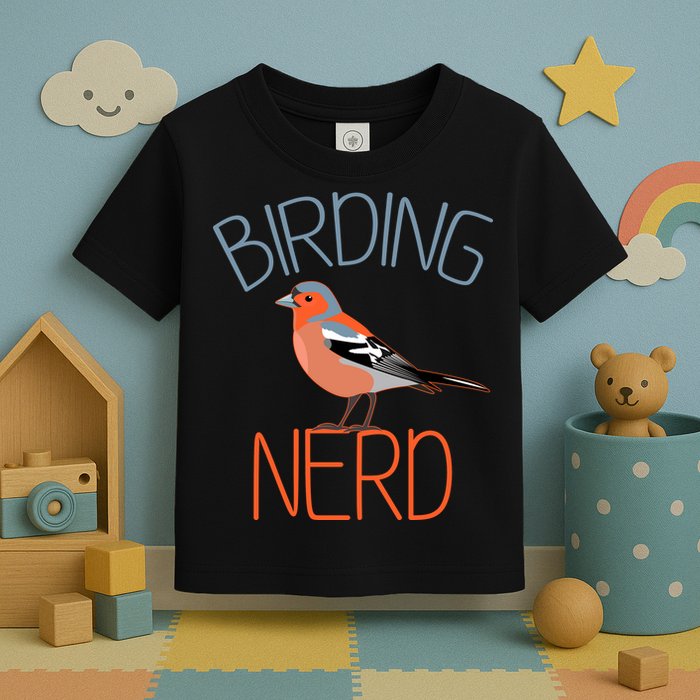 Funny Birding Nerd Bird Watching Fan Toddler T-Shirt