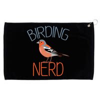 Funny Birding Nerd Bird Watching Fan Grommeted Golf Towel