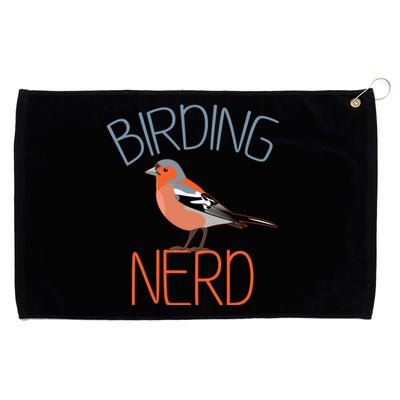 Funny Birding Nerd Bird Watching Fan Grommeted Golf Towel