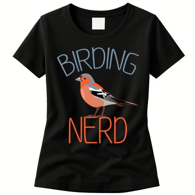 Funny Birding Nerd Bird Watching Fan Women's T-Shirt