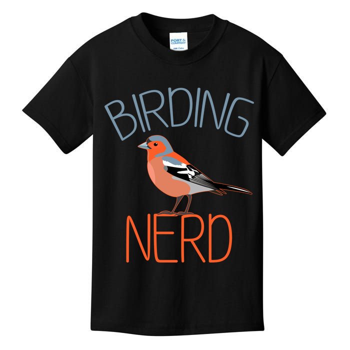 Funny Birding Nerd Bird Watching Fan Kids T-Shirt