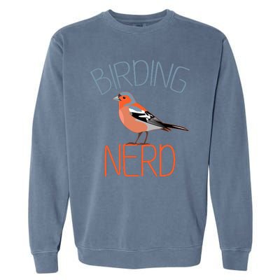 Funny Birding Nerd Bird Watching Fan Garment-Dyed Sweatshirt