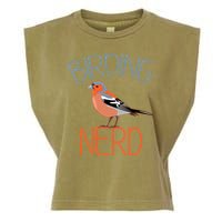 Funny Birding Nerd Bird Watching Fan Garment-Dyed Women's Muscle Tee