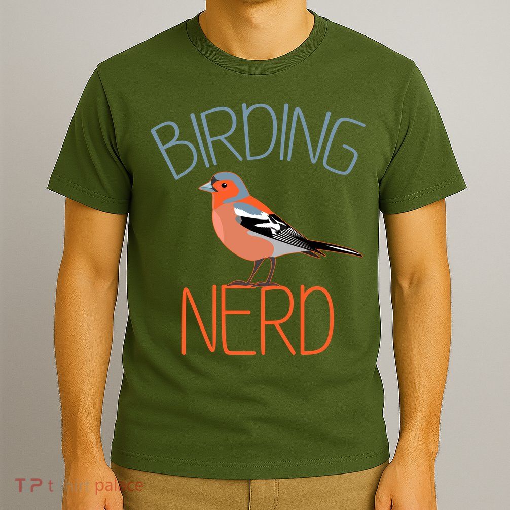 Funny Birding Nerd Bird Watching Fan T-Shirt