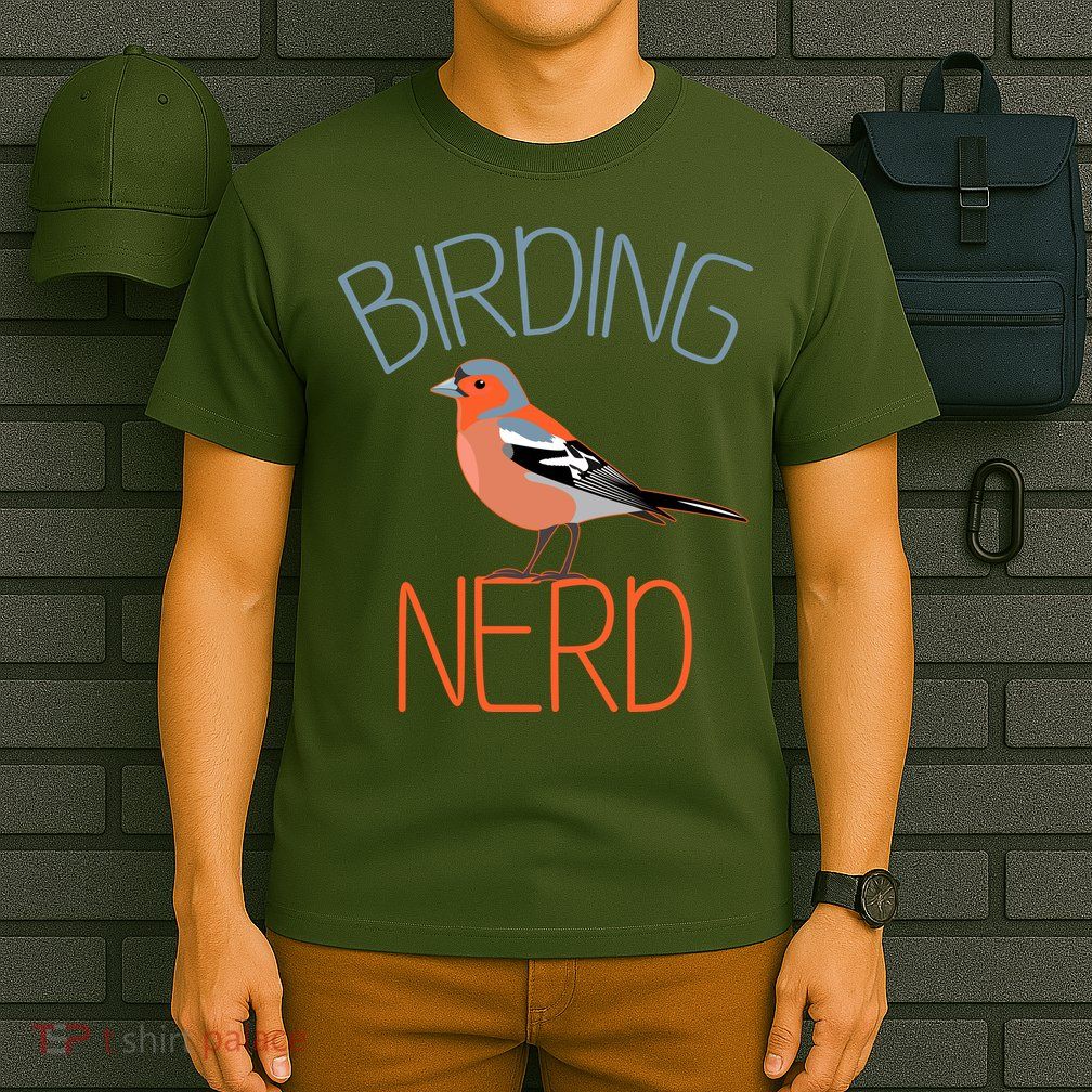 Funny Birding Nerd Bird Watching Fan T-Shirt