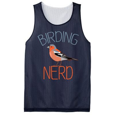 Funny Birding Nerd Bird Watching Fan Mesh Reversible Basketball Jersey Tank