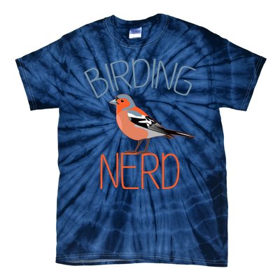 Funny Birding Nerd Bird Watching Fan Tie-Dye T-Shirt