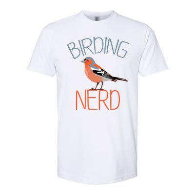 Funny Birding Nerd Bird Watching Fan Softstyle® CVC T-Shirt