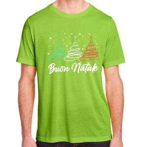 Funny Buon Natale Italy Pride Xmas Holiday Italian Christmas Great Gift Adult ChromaSoft Performance T-Shirt