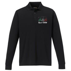 Funny Buon Natale Italy Pride Xmas Holiday Italian Christmas Great Gift Performance Long Sleeve Polo