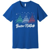 Funny Buon Natale Italy Pride Xmas Holiday Italian Christmas Great Gift Premium T-Shirt