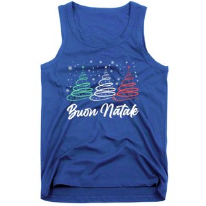 Funny Buon Natale Italy Pride Xmas Holiday Italian Christmas Great Gift Tank Top