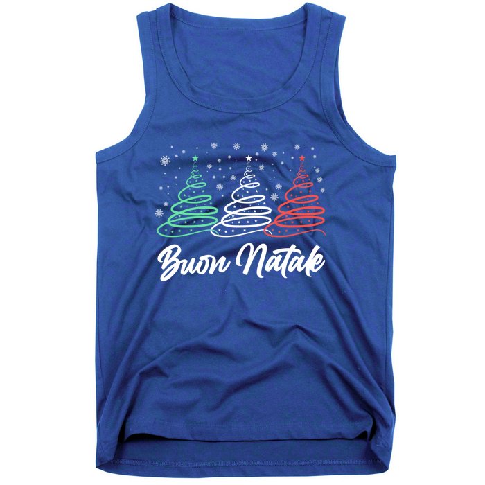 Funny Buon Natale Italy Pride Xmas Holiday Italian Christmas Great Gift Tank Top