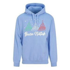 Funny Buon Natale Italy Pride Xmas Holiday Italian Christmas Great Gift Unisex Surf Hoodie