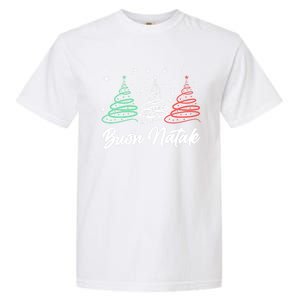 Funny Buon Natale Italy Pride Xmas Holiday Italian Christmas Great Gift Garment-Dyed Heavyweight T-Shirt