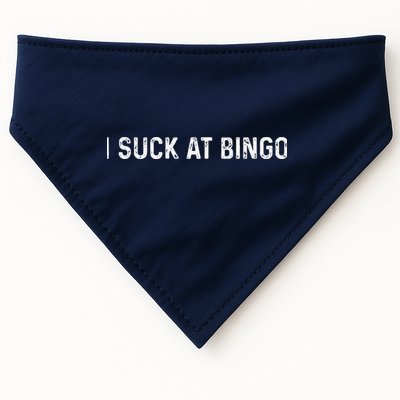 Funny Bingo Night Suck At Bingo Game USA-Made Doggie Bandana