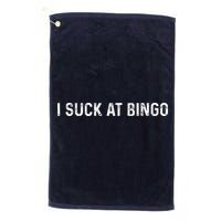 Funny Bingo Night Suck At Bingo Game Golf Towel