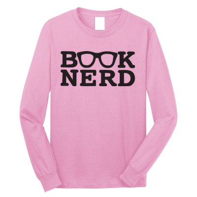 Funny Book Nerd Librarian Teacher Student Reader Book Lover Long Sleeve Shirt