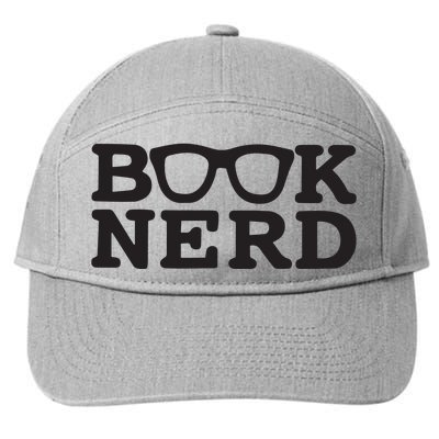 Funny Book Nerd Librarian Teacher Student Reader Book Lover 7-Panel Snapback Hat