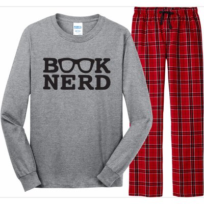 Funny Book Nerd Librarian Teacher Student Reader Book Lover Long Sleeve Pajama Set