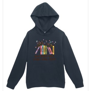 Floral Books Never Underestimate A Public School Teacher Cool Gift Urban Pullover Hoodie