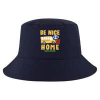 Funny Be Nice To Me It's A Long Walk Home Be Nice to Bus Driver Cool Comfort Performance Bucket Hat