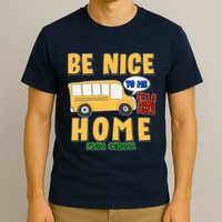 Funny Be Nice To Me It's A Long Walk Home Be Nice to Bus Driver T-Shirt