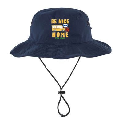 Funny Be Nice To Me It's A Long Walk Home Be Nice to Bus Driver Bucket Hat