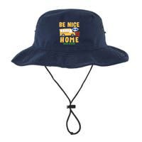 Funny Be Nice To Me It's A Long Walk Home Be Nice to Bus Driver Bucket Hat